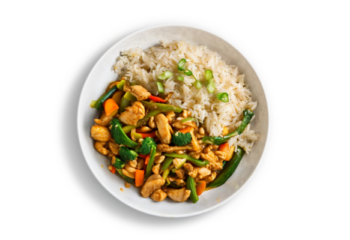 Stir Fry Chicken & Cashew Nut, stir fry basmati rice-350 g