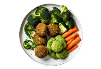 Falafel With Tahini, seasonal vegetables- 350 g