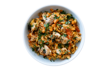 Tandoori Roasted Chicken Salad, Lentil & Saffron Rice   - 350 g