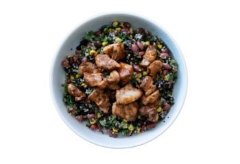 Mexican Quinoa & Bean Salad With A Pollo Asado Flavoured Grilled Chicken  - 350 g