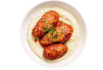 Chicken Parmigiana With Buttery Mash- 350 g Chicken Parmigiana With Buttery Mash- 350 g